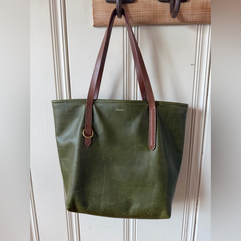 FOUNT THE CLASSIC BELLFIELD TOTE ~ MATCHA